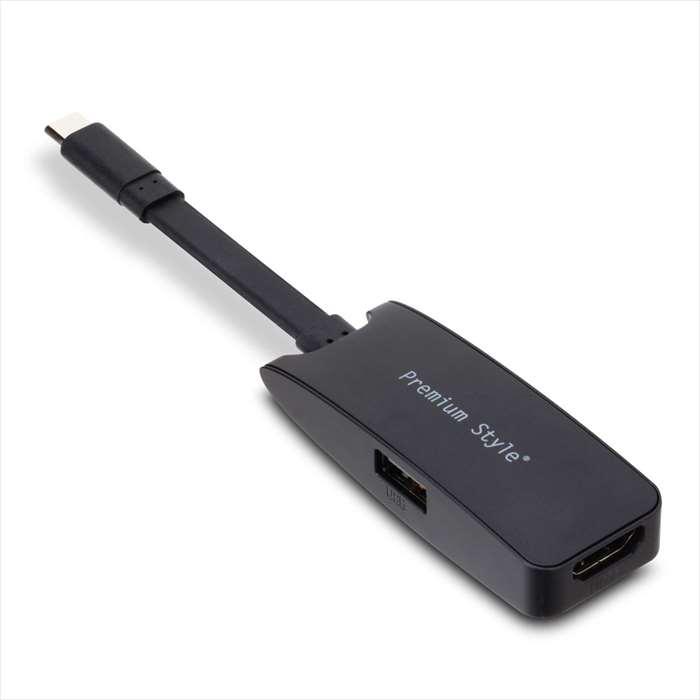 Type-C ミラーリングアダプター HDMIミラーリングアダプタ USB Type-C USB-C Type-A ミラーリング 大