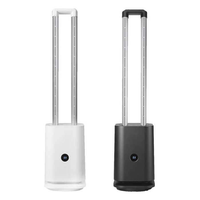 空気清浄機能付 扇風機 羽根なし ツインエアーファン DCブラシレスモーター 9段階風量調整 3層フィルターで空気をしっかり清浄 クレスター Chrester COOL-Q-001 空気清浄機能付 扇風機 羽根なし ツインエアーファン DCブラシレス