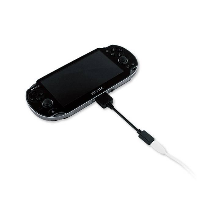 PlayStationVita(PCH-1000) PSVITA 変換コネクタケーブル スマホの充電器でPSVITA を充電できる変換コネクタケーブル アローン ALG-PVHCBK |  | 01