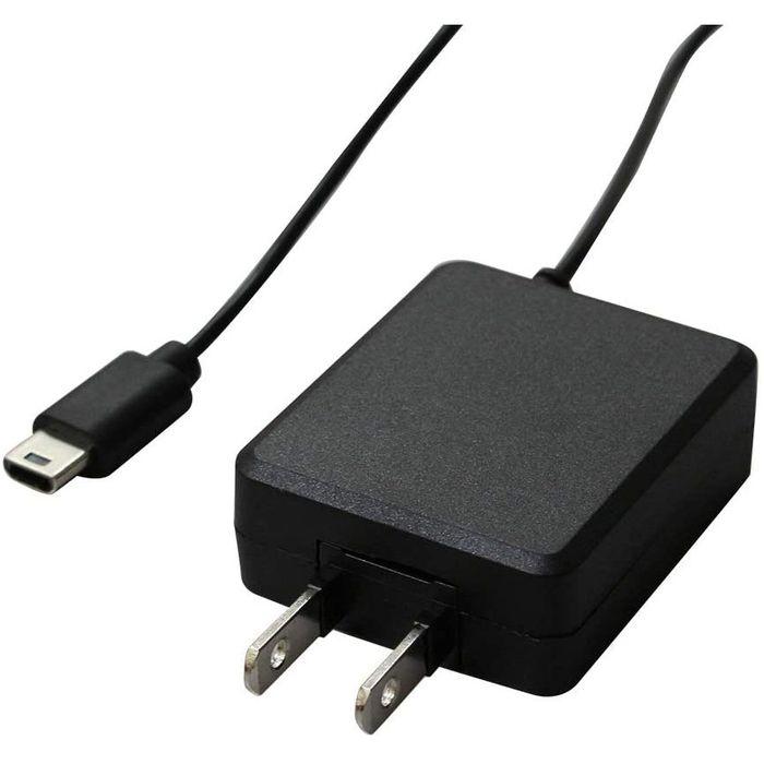 DS Lite用 AC充電器 ケーブル長1.5m スイングプラグ トラッキング対策済 ブラック アローン ALG-DSLACK | 