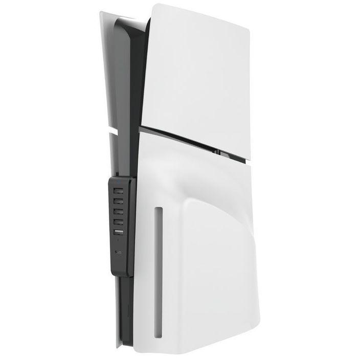 新型PS5用 USB HUB ポート5個 Type-Cポート1個 拡張 充電 アローン ALG-P5N5PUHBK | 