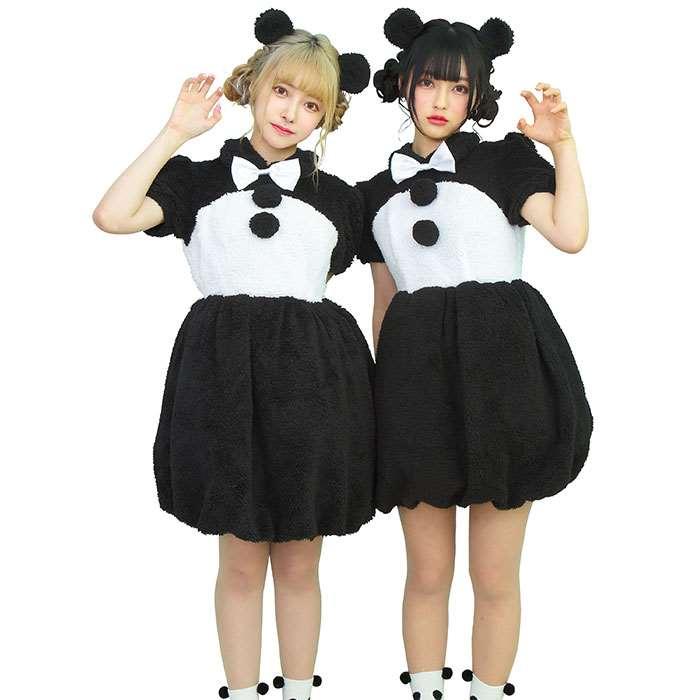 Hw ふわもこアニマル クールパンダ コスチューム レディースサイズ 女性 ハロウィン コスプレ 衣装 仮装 変装 パンダ ぱんだ ワンピース スマホカバー専門店 ドレスマ 通販 Yahoo ショッピング