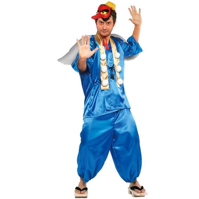 THE YO-KAI TENGU BLUE 天狗 青 妖怪 着物 和服 和装 6点セット メンズ