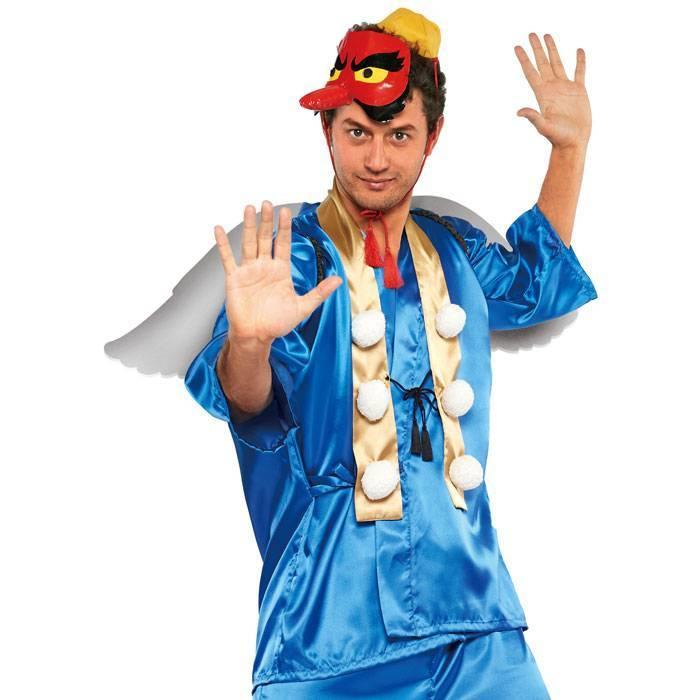 THE YO-KAI TENGU BLUE 天狗 青 妖怪 着物 和服 和装 6点セット メンズ