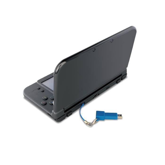 newニンテンドー3DS/3DSLL 変換コネクター microUSBから3DS充電