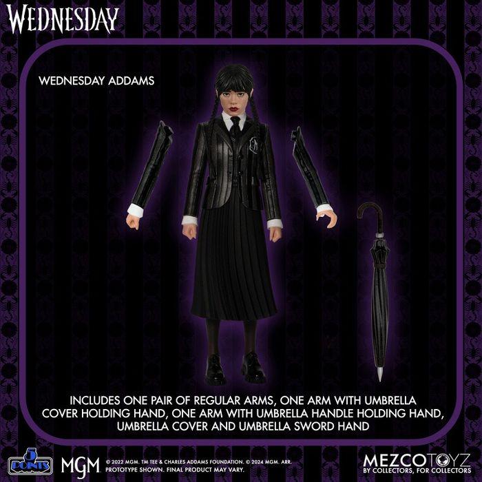 5ポイント/ Netflix Wednesday: ウェンズデー・アダムス＆イーニッド・シンクレア 3.75インチ アクションフィギュア ボックスセット Ampus 675704の画像