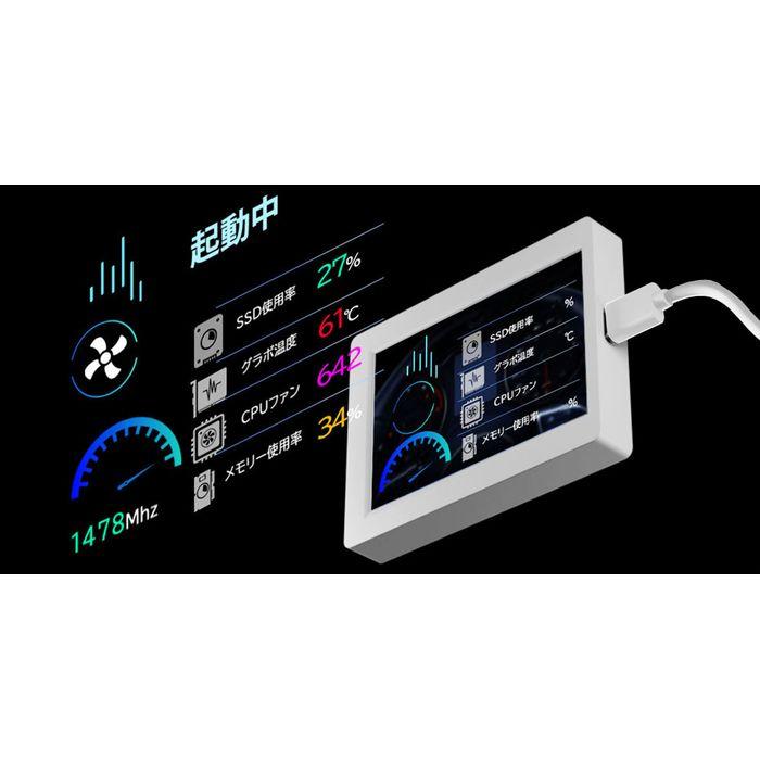 モニタリングモニター THE STAND PCの各種ステータスを表示