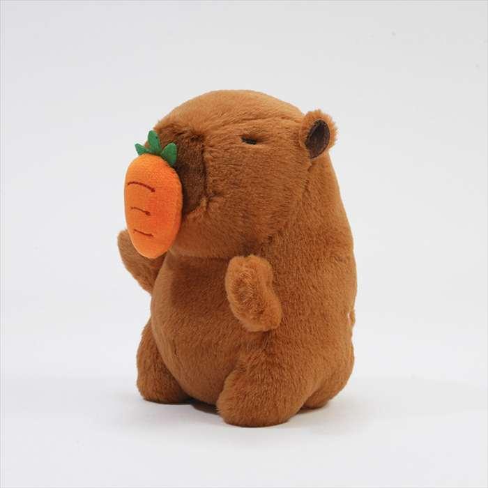 チャビマル ジェミニ カピバラ ぬいぐるみ 口元のパーツをひっぱると