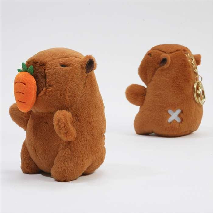 チャビマル ジェミニ カピバラ ぬいぐるみ 口元のパーツをひっぱると