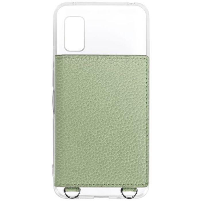 AQUOS wish3 SH-53D ショルダーストラップ付きレザーケース 「SHOULDER