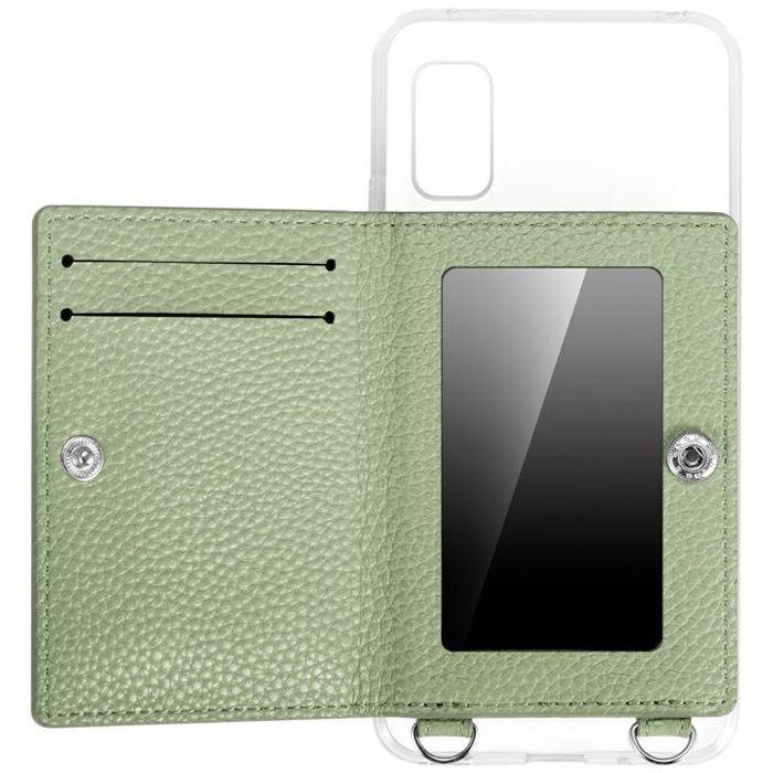 AQUOS wish3 SH-53D ショルダーストラップ付きレザーケース 「SHOULDER