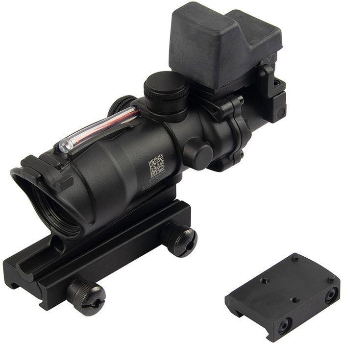 Trijicon ACOG4×32スコープ＆RMRドットレプリカ 集光チューブ式発光