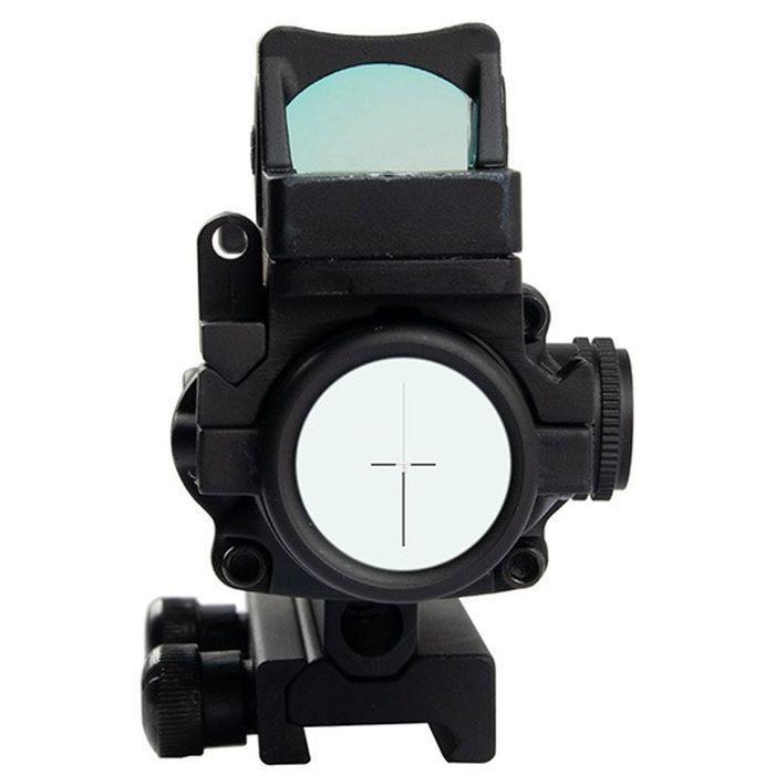Trijicon ACOG4×32スコープ＆RMRドットレプリカ 集光チューブ式発光