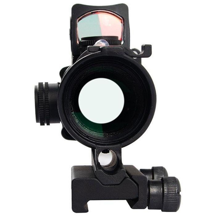 Trijicon ACOG4×32スコープ＆RMRドットレプリカ 集光チューブ式発光