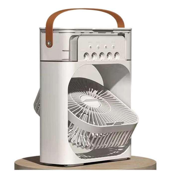 LEDライト付きミスト冷風扇 ミストファン 扇風機 7色のLEDライト