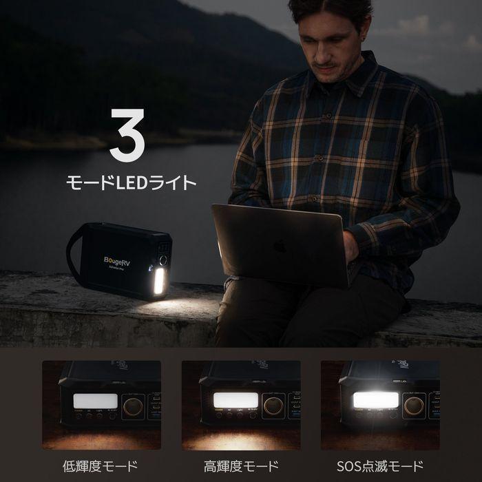 代引不可 JuiceGo ポータブル電源 240Wh ACアダプタ付属 BougeRV SYZ-240Jの画像