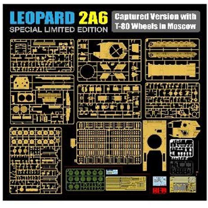 1/35 レオパルト 2A6w/T-80転輪 モスクワで展示された鹵獲車輛 特別限定版 ビーバーコーポレーション RFM5114_3