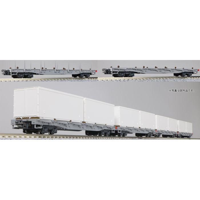 Nゲージ レーティッシュ鉄道 長物車 R-w コンテナ積載 4両セット 鉄道