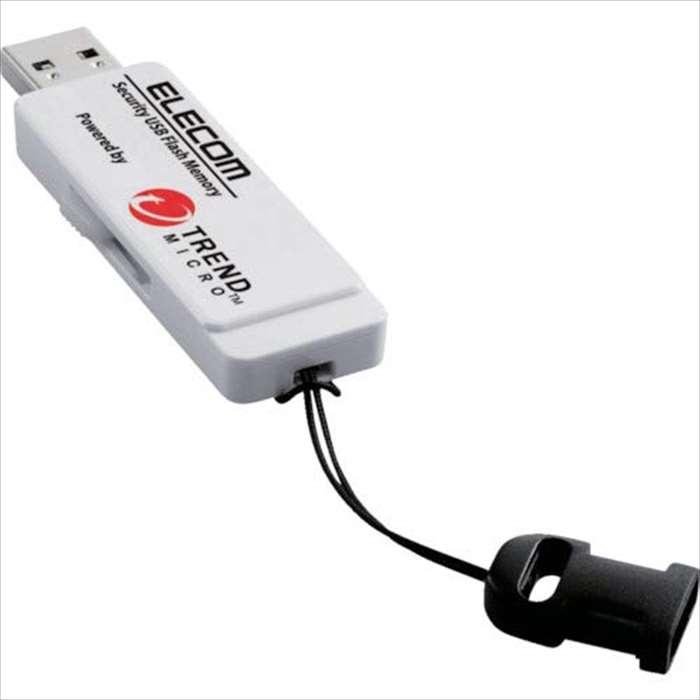 代引不可 セキュリティ付USBメモリ USB3.0 2GB 管理者用ソフト対応 TREND MICRO ウイルスチェック機能搭載 感染ブロック エレコム MF-PUVT302GM1_2