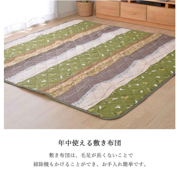 代引不可 こたつ布団 掛敷セット 80〜90×135〜150cm幅のこたつ台に IKEHIKO 5965***_5