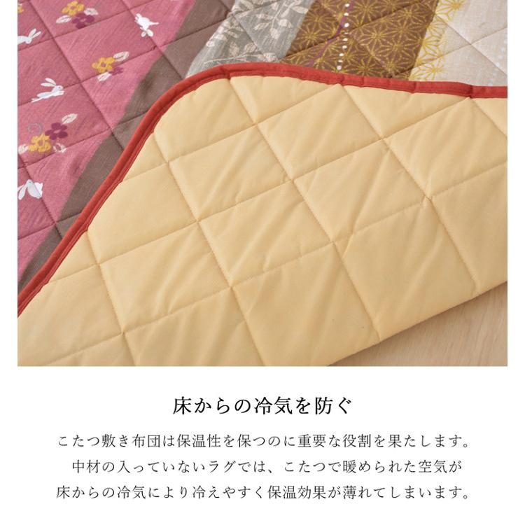 代引不可 こたつ布団 掛敷セット 80〜90×135〜150cm幅のこたつ台に IKEHIKO 5965***_6