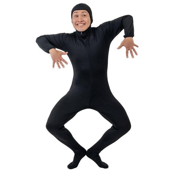 全身タイツ 黒 Lサイズ ゼンタイ コスプレ コスチューム 衣装 仮装
