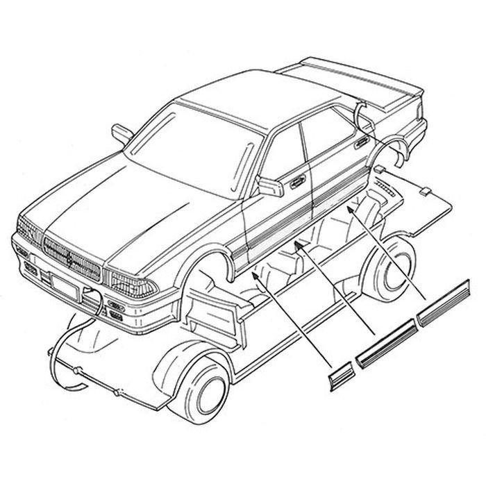 1/24 ハイソカーシリーズ No.11 クレスタ GX71(ハイソカーバージョン