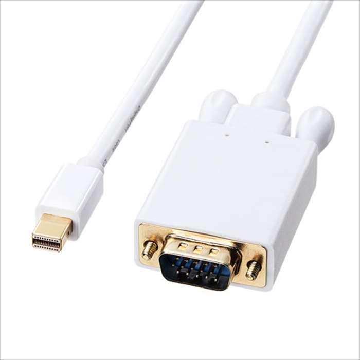 ミニdisplayport Vga変換ケーブル 2m ホワイト ミニdisplayportオス Vga ミニd Sub 15pin オス サンワサプライ Kc Mdpva スマホカバー専門店 ドレスマ 通販 Yahoo ショッピング