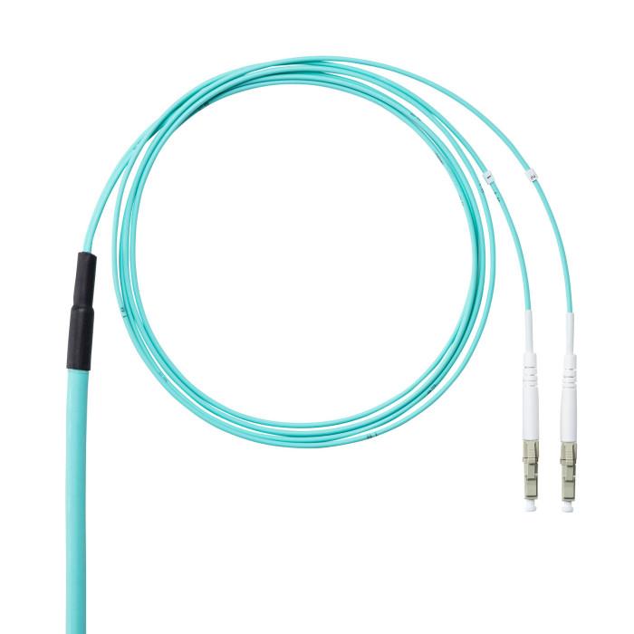 代引不可 コード集合型光ファイバケーブル（マルチ50μmOM3、LC×2-LC×2、100m）_1
