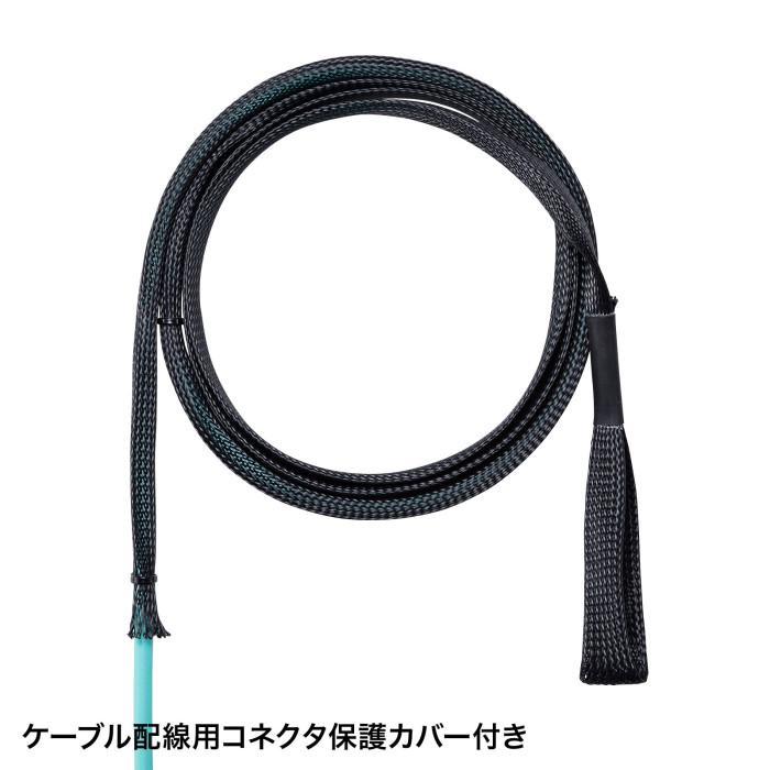 代引不可 コード集合型光ファイバケーブル（マルチ50μmOM3、LC×2-LC×2、100m）_2