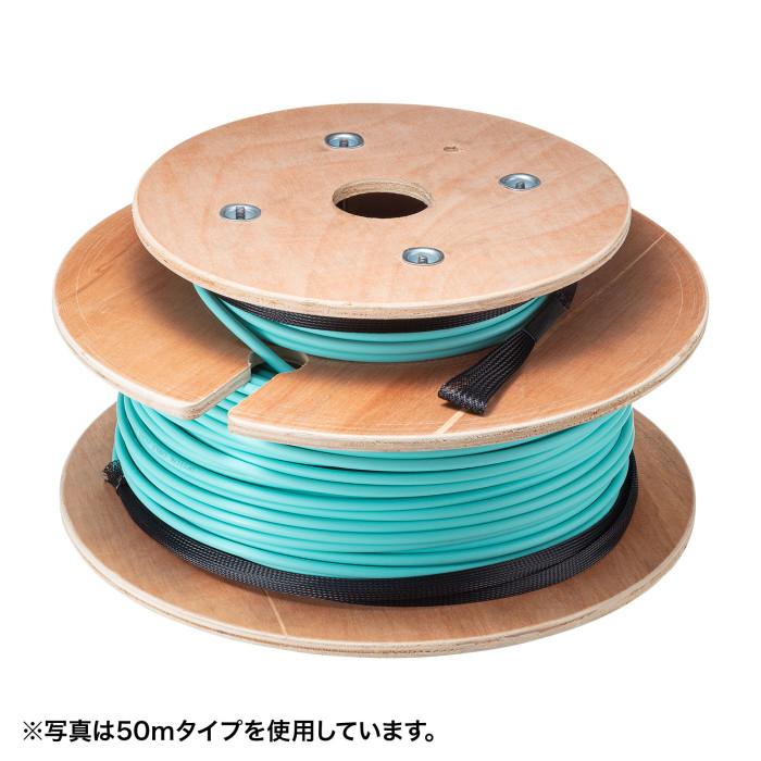 代引不可 コード集合型光ファイバケーブル（マルチ50μmOM3、LC×2-LC×2、100m）_3