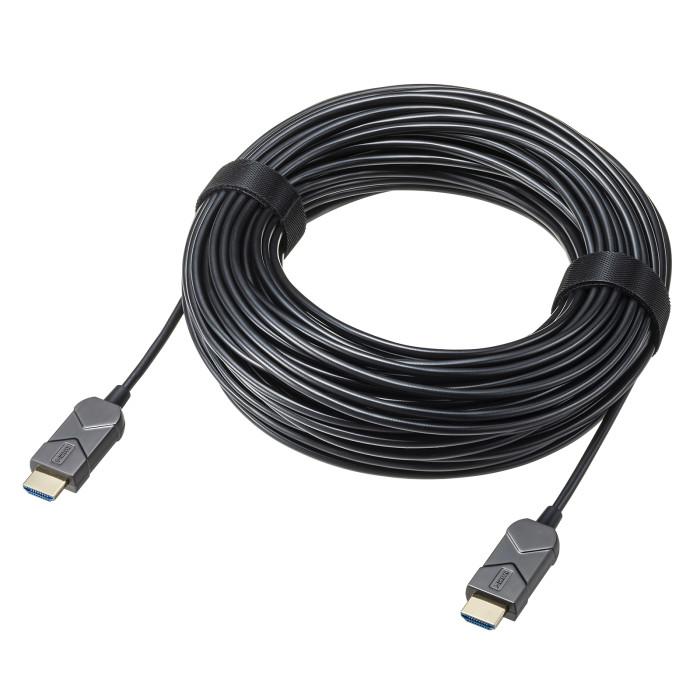 代引不可 8K/60Hz 4K/120Hz対応光ファイバHDMIケーブル 30m 【チップ】 サンワサプライ KM-HD20-UFB30LP
