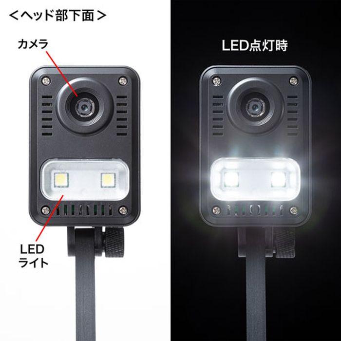 代引不可 USB書画カメラ HDMI出力機能付 800万画素 LED内蔵 Webカメラ サンワサプライ CMS-V58BK_4