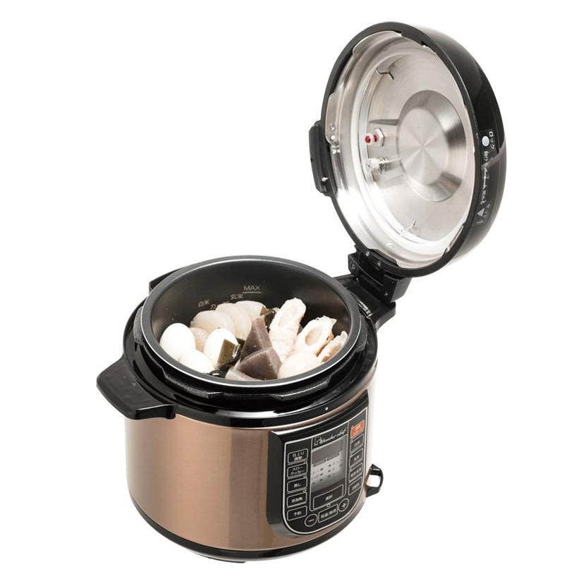 電気圧力鍋 楽ポン 4L 4リットル 家族3〜4人用 ワンダーシェフ OEDD40