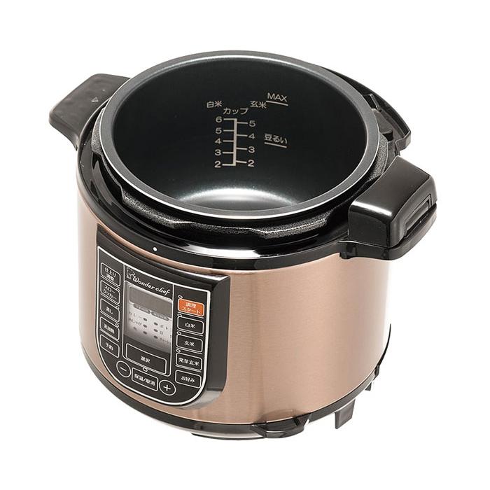 電気圧力鍋　ワンダーシェフ　OEDD40G2R「楽ポン」4リットル新品 電気圧力鍋 楽ポン 4L 4リットル 家族3〜4人用 ワンダーシェフ OEDD40