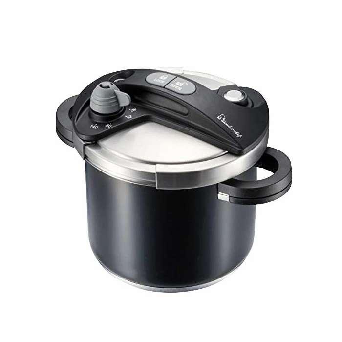 【美品】Wonder chef orth PLUS 両手圧力鍋 140kPa 両手圧力鍋 orth PLUS オースプラス サイズ20cm ブラック 超高圧140kPa