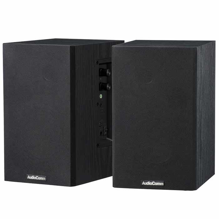 Bluetoothアクティブスピーカシステム 15W+15W大出力アンプ ブラック