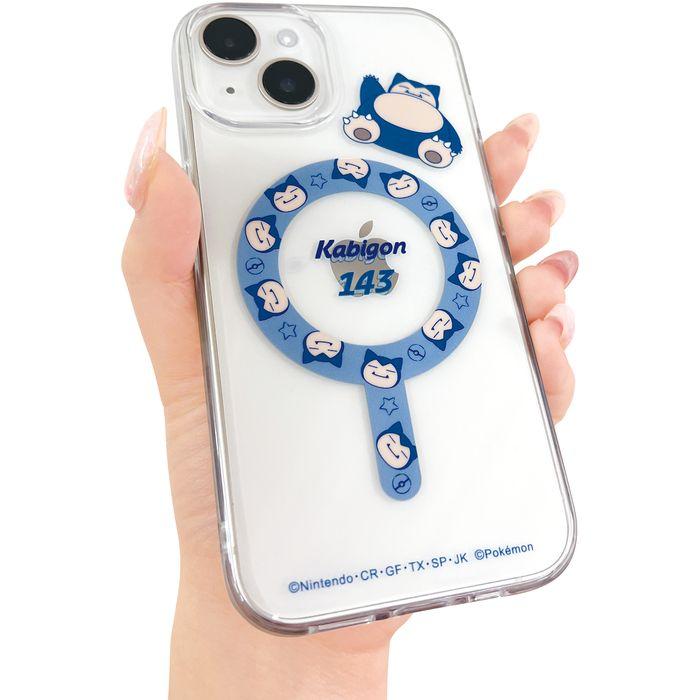 iPhone 15/14/13 ポケモン MagSafe対応ケース カビゴン スマホケース