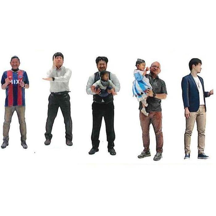 Nゲージ 1/150 3Dフルカラー出力フィギュア [カジュアル編] 28体入り