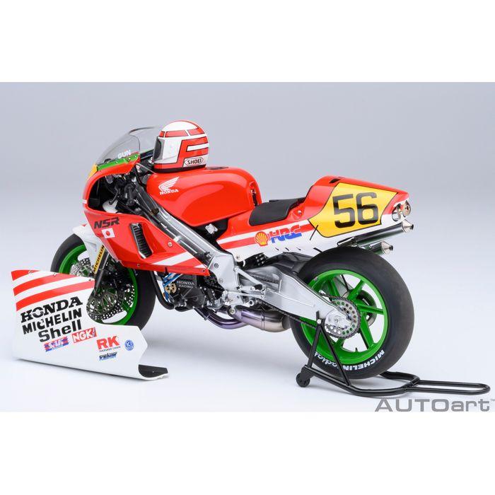 1/12 ホンダ NSR5WGP5#56 「バリバリ伝説」 (「巨摩 郡」 ヘルメット付属) オートアート 12566の画像