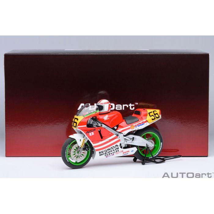 1/12 ホンダ NSR5WGP5#56 「バリバリ伝説」 (「巨摩 郡」 ヘルメット付属) オートアート 12566の画像