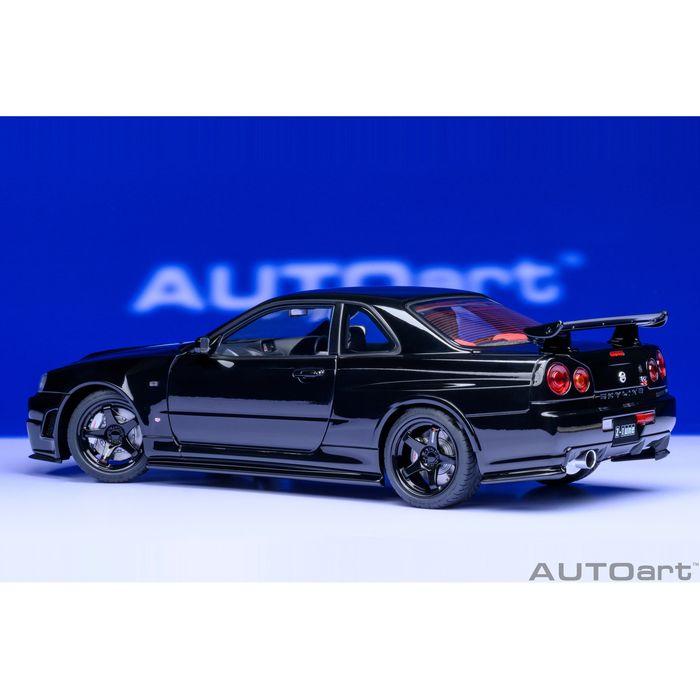 AUTOart 1/18ニスモ R34 GT-R Z-tune ブラック 1/18 NISMO R34 GT-R Z-tune (Black Pearl) Finished Model