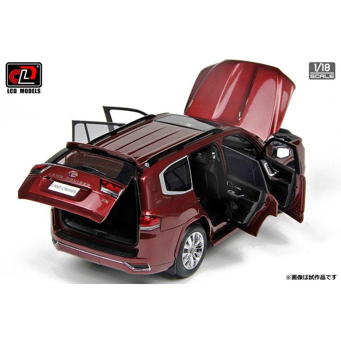 1/18 ランドクルーザー300 ZX レッド ミニカー LCDモデルズ