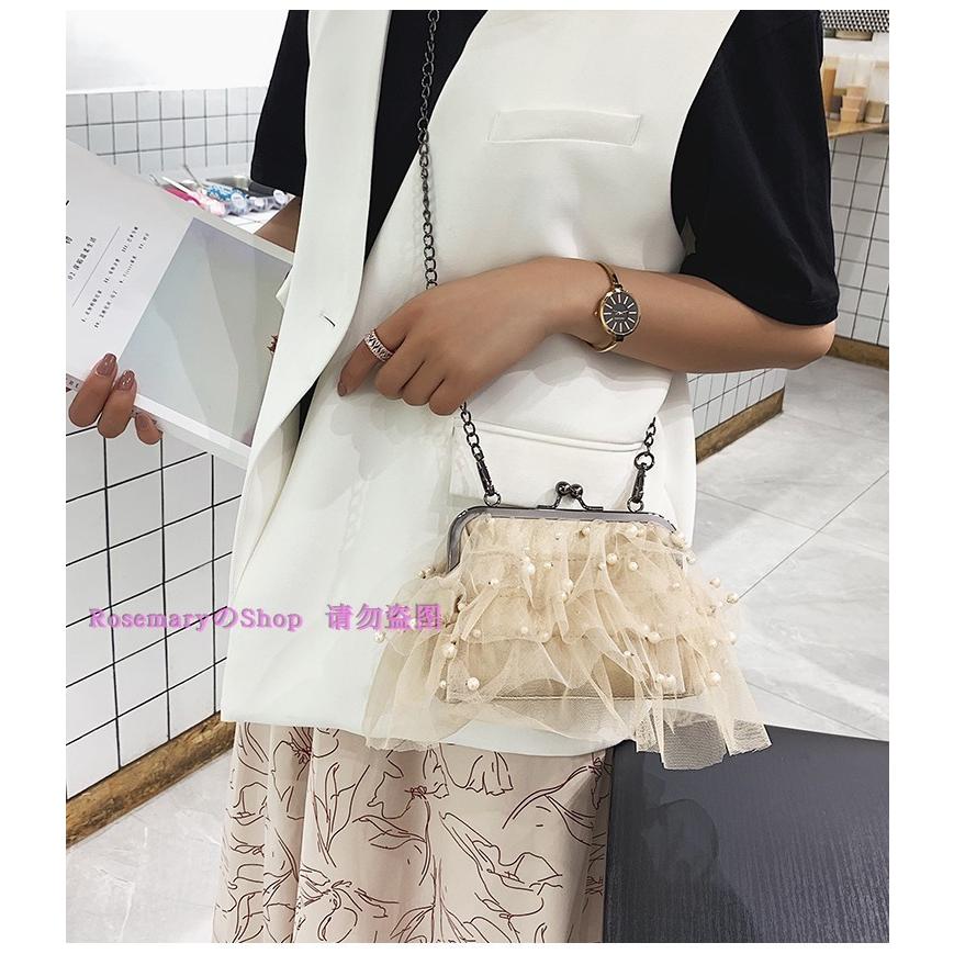 パーティー バッグ ハンドバッグ ショルダーバッグ レース フリル パール チェーン 結婚式 韓国 Mme6025 Mme6025 Dress Bird 通販 Yahoo ショッピング