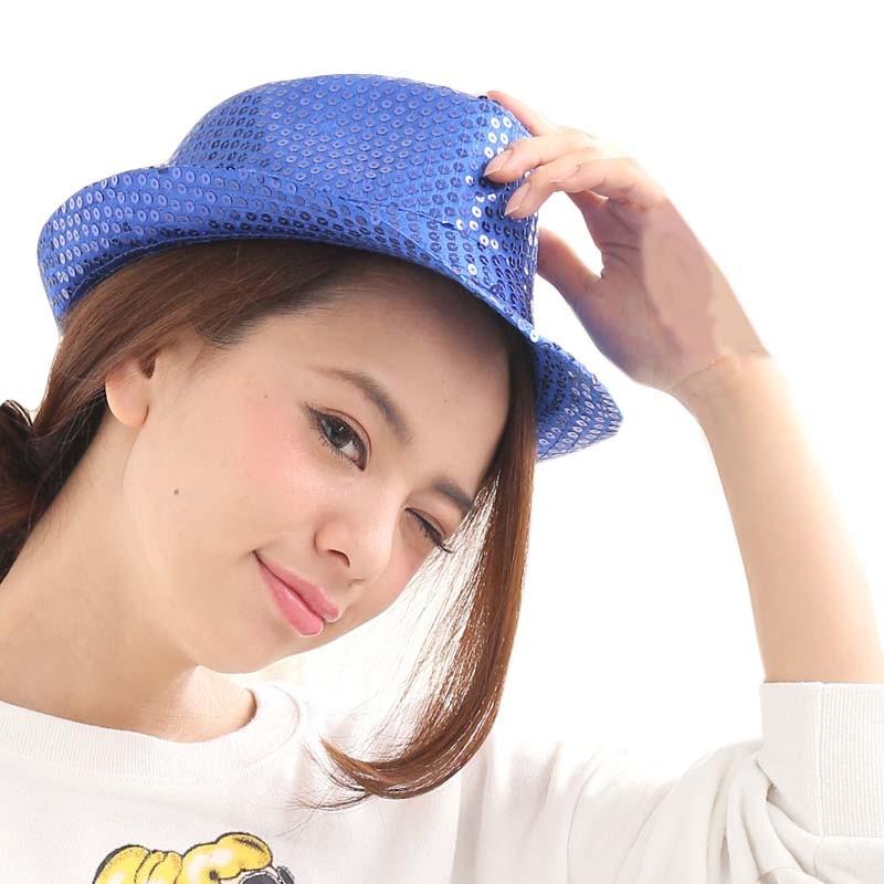 スパンコール 衣装 ハット 帽子 ダンス衣装 あすつく オール