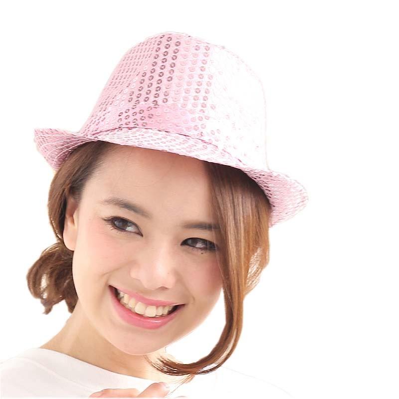 スパンコール 衣装 ハット 帽子 ダンス衣装 あすつく オール