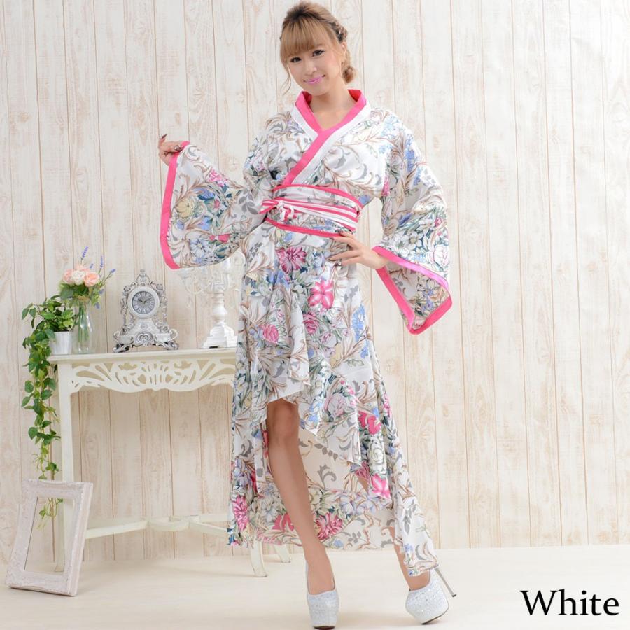 花魁コスプレ 着物ドレス 和柄 コスチューム ステージ衣装 舞台衣装