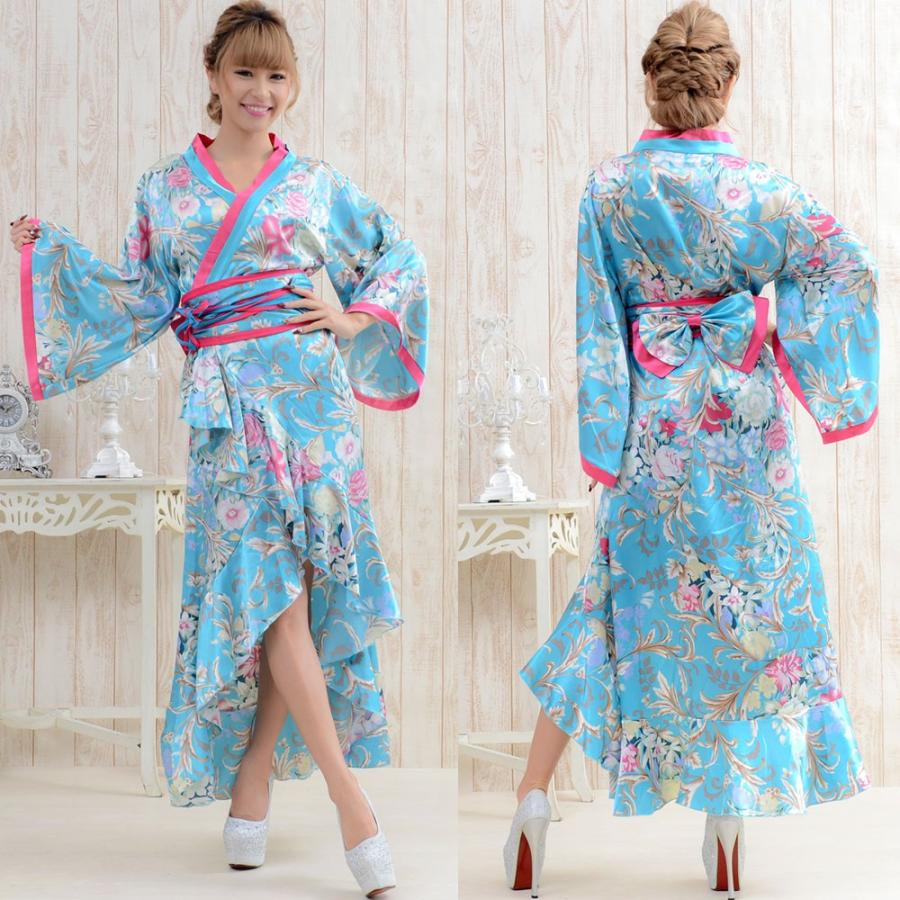 花魁コスプレ 着物ドレス 和柄 コスチューム ステージ衣装 舞台衣装