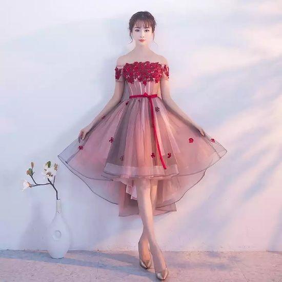 RODE de FLEURS ブラウンオフショルダードレス S 楽天市場】カラー