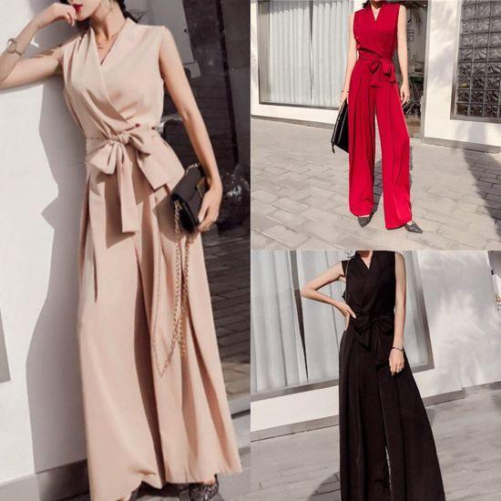 パーティードレス 韓国 即納 パンツドレス お呼ばれ 結婚式 二次会 謝恩会 ロング丈 ブラック 黒 レッド 赤 個性的 おしゃれ パーティ プチプラ Stpd037 Dress Monde 通販 Yahoo ショッピング